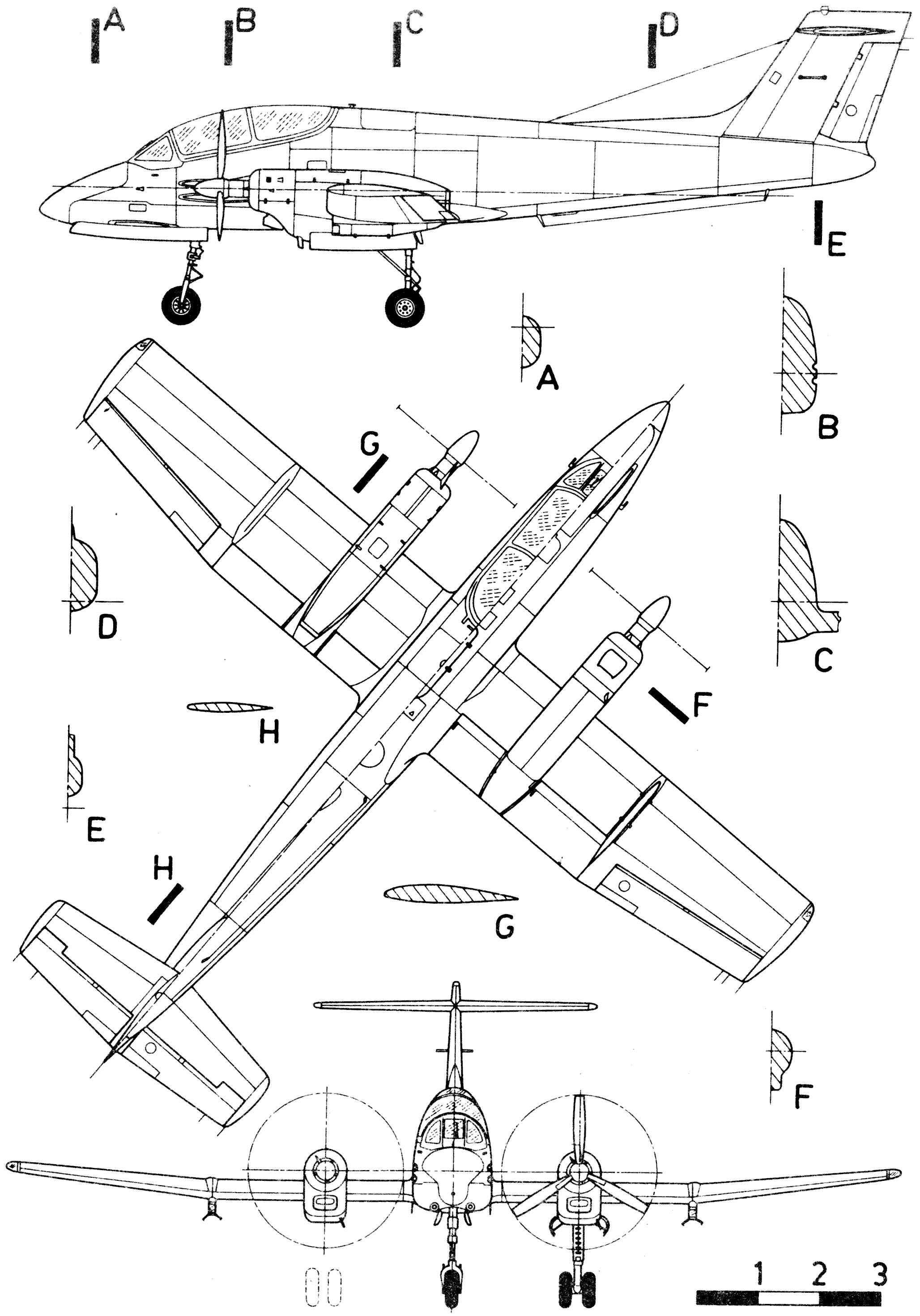 Fma Ia 58 Pucar U00e1 Blueprint